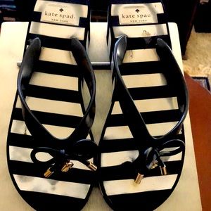 Kate Spade Rhett Striped Platform Flip Flop 7 M